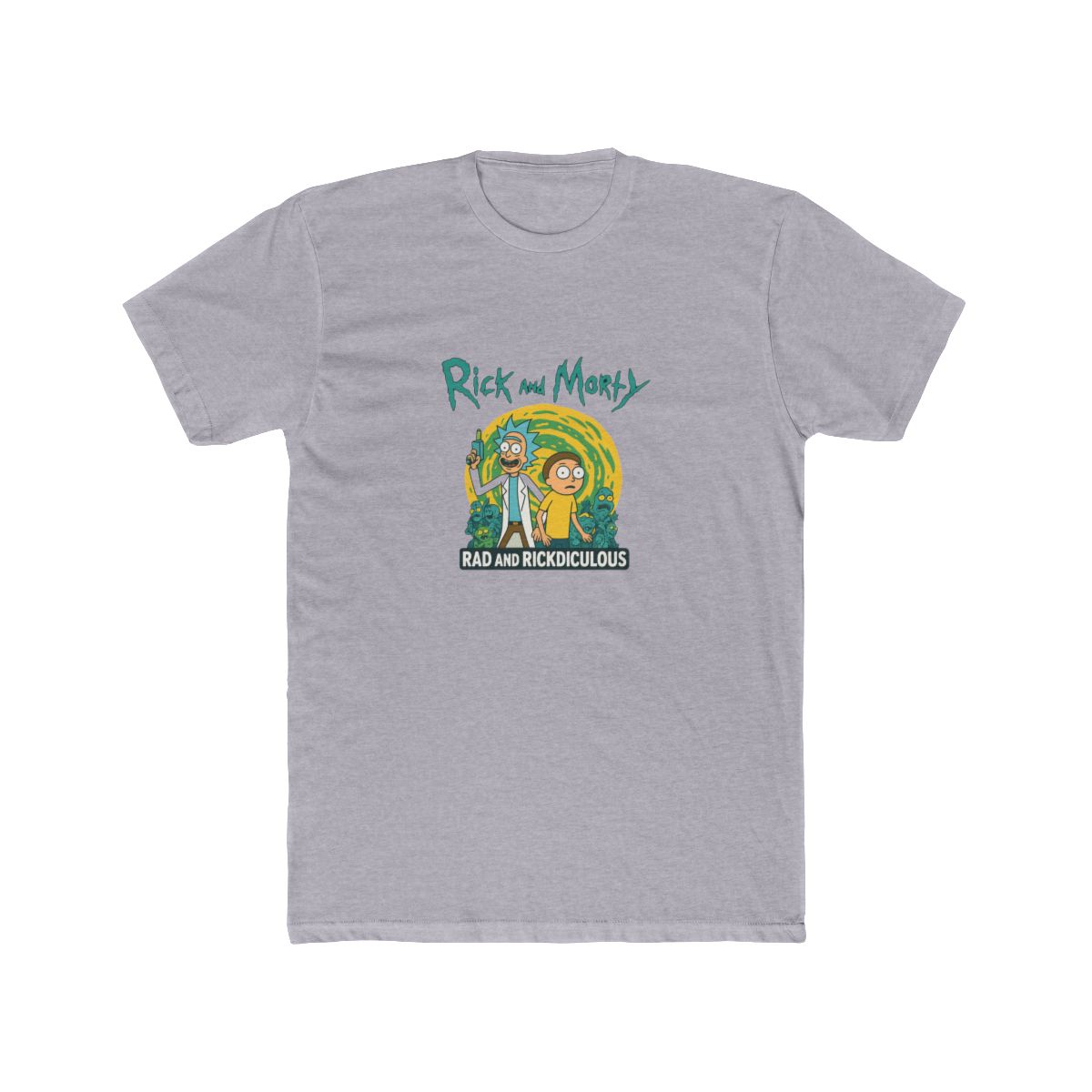 Rick and Morty "Rick and Morty." Unisex Tee - alternate angle 3, merchandise