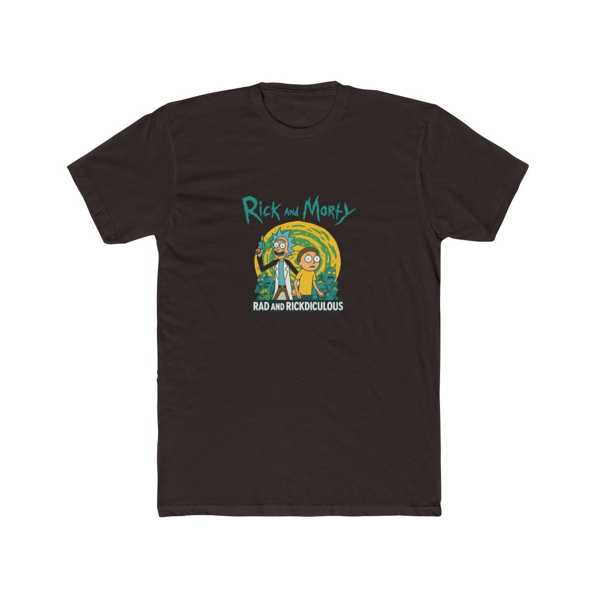 Rick and Morty "Rick and Morty." Unisex Tee - alternate angle 2, merchandise
