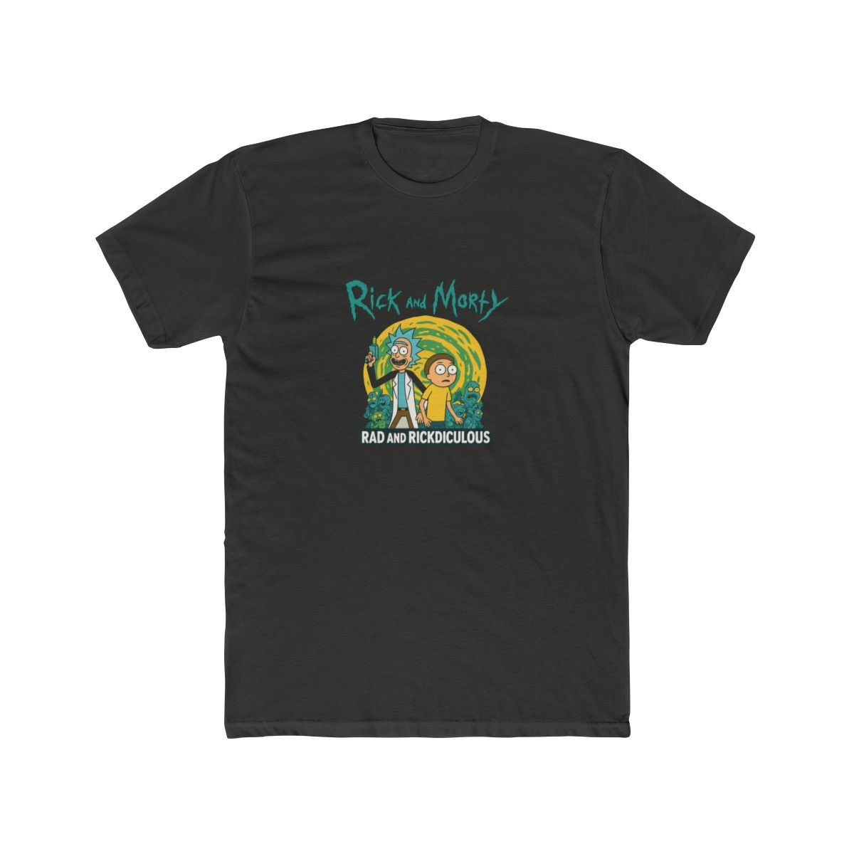 Rick and Morty "Rick and Morty." Unisex Tee - alternate angle 5, merchandise