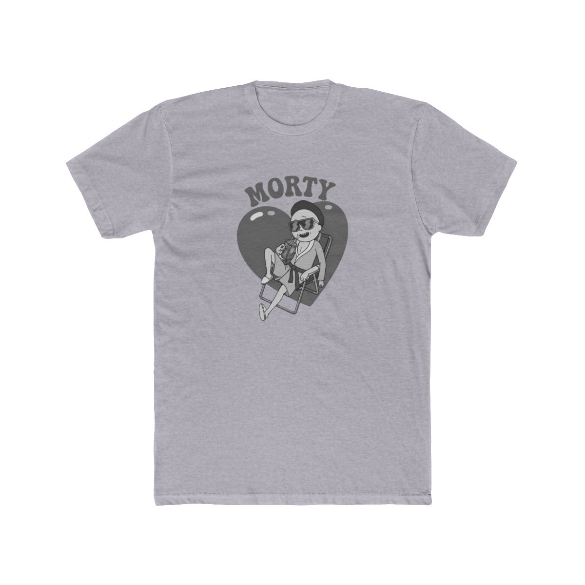 Rick And Morty Heart Morty Boyfriend Fit Girls T Shirt - alternate angle 4, merchandise