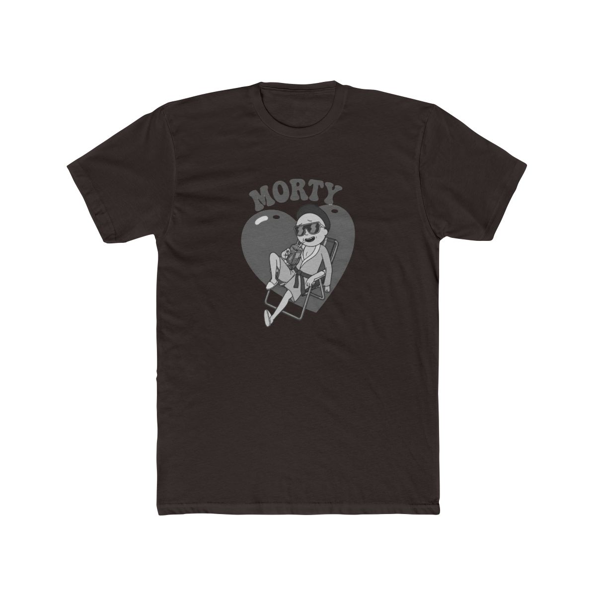 Rick And Morty Heart Morty Boyfriend Fit Girls T Shirt - alternate angle 2, merchandise