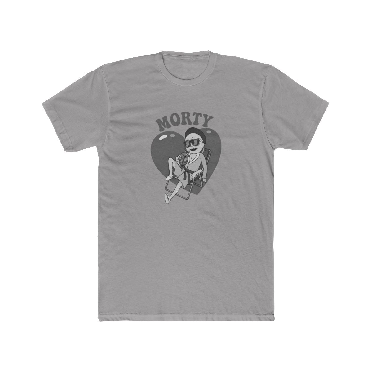 Rick And Morty Heart Morty Boyfriend Fit Girls T Shirt - Official T-Shirts merchandise