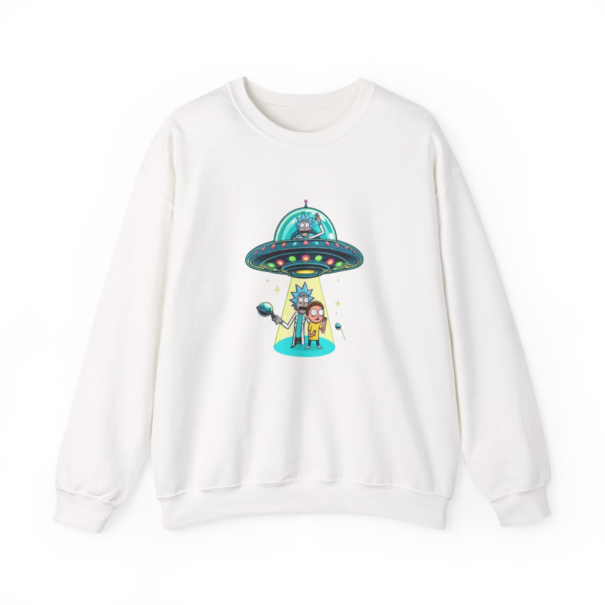 Rick And Morty In Ufo Best Love T-Shirts - alternate angle 3, merchandise