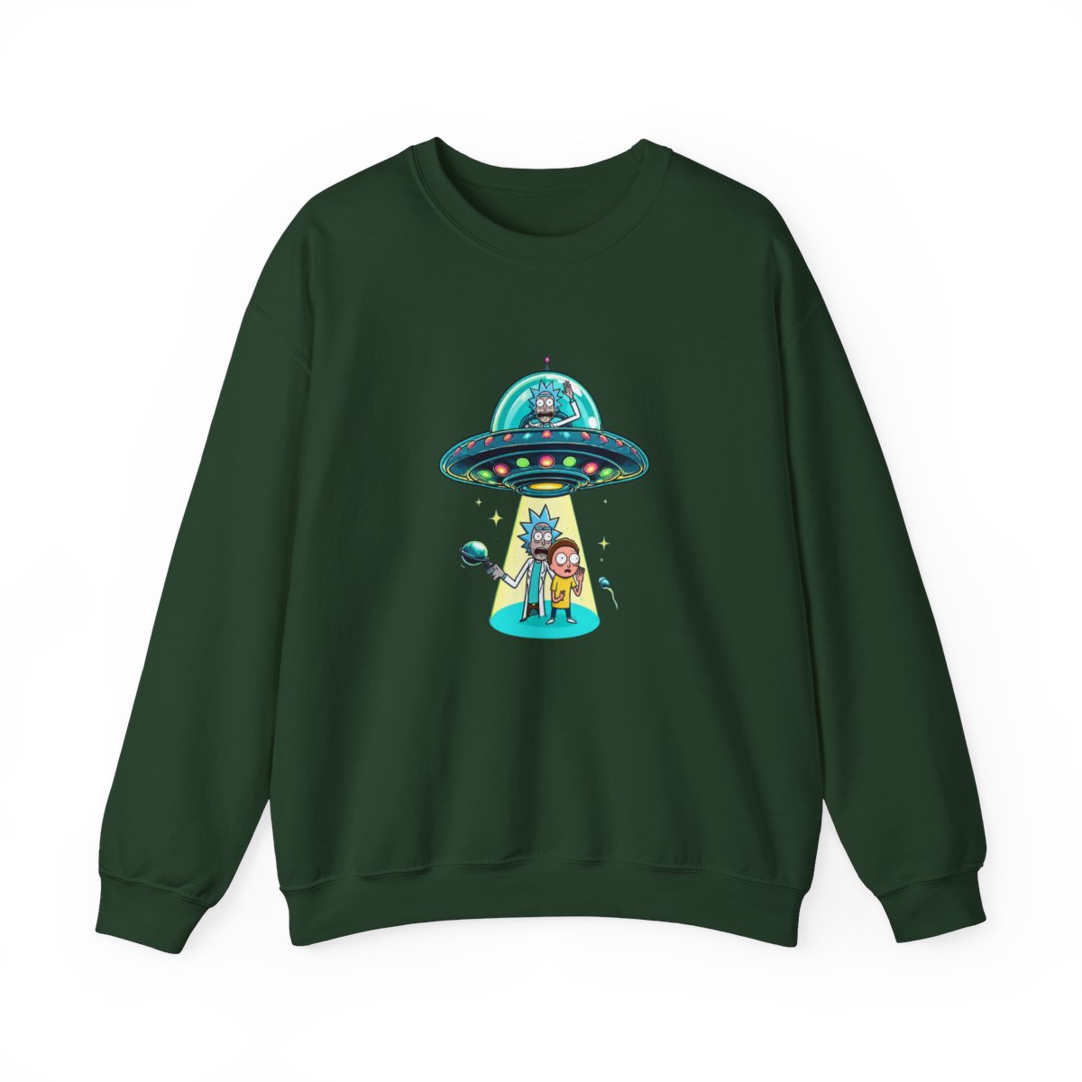 Rick And Morty In Ufo Best Love T-Shirts - alternate angle 2, merchandise