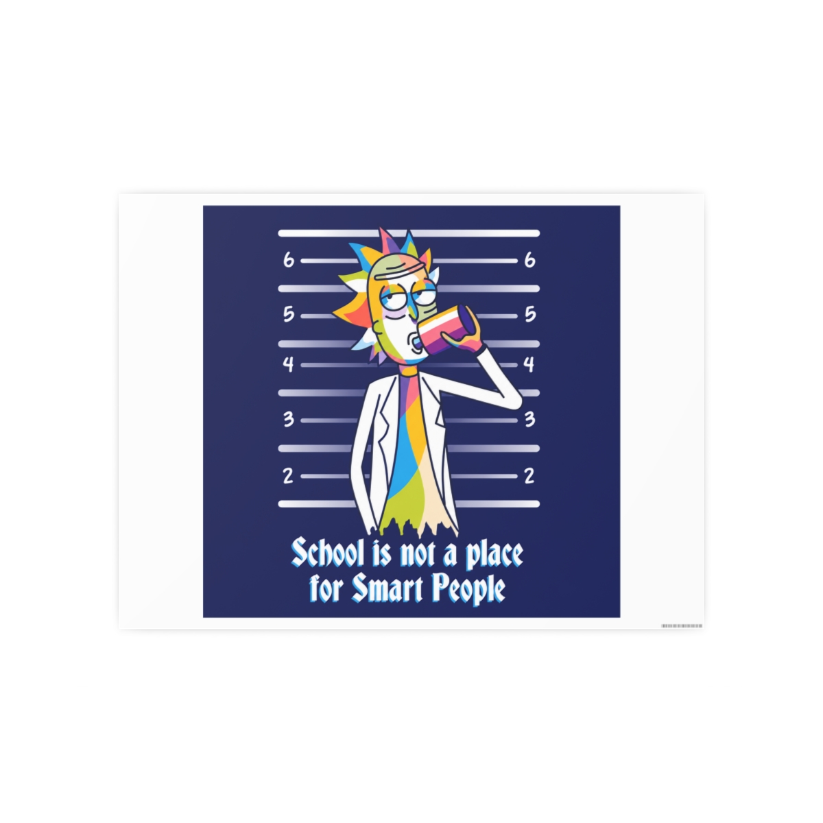 Rick Sanchez Quotes Canvas | Rick and Morty - alternate angle 5, merchandise