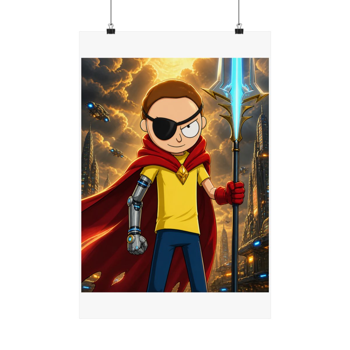 Rick and Morty Evil Morty Poster - alternate angle 3, merchandise