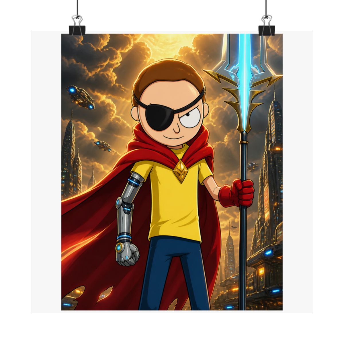 Rick and Morty Evil Morty Poster - alternate angle 5, merchandise