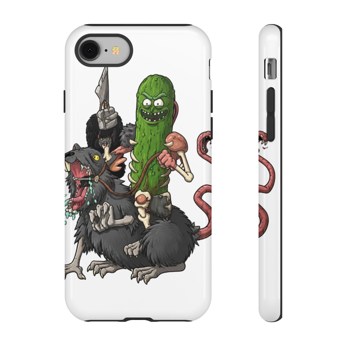 Summer Rick and Morty Cosmic Glow Phone Case