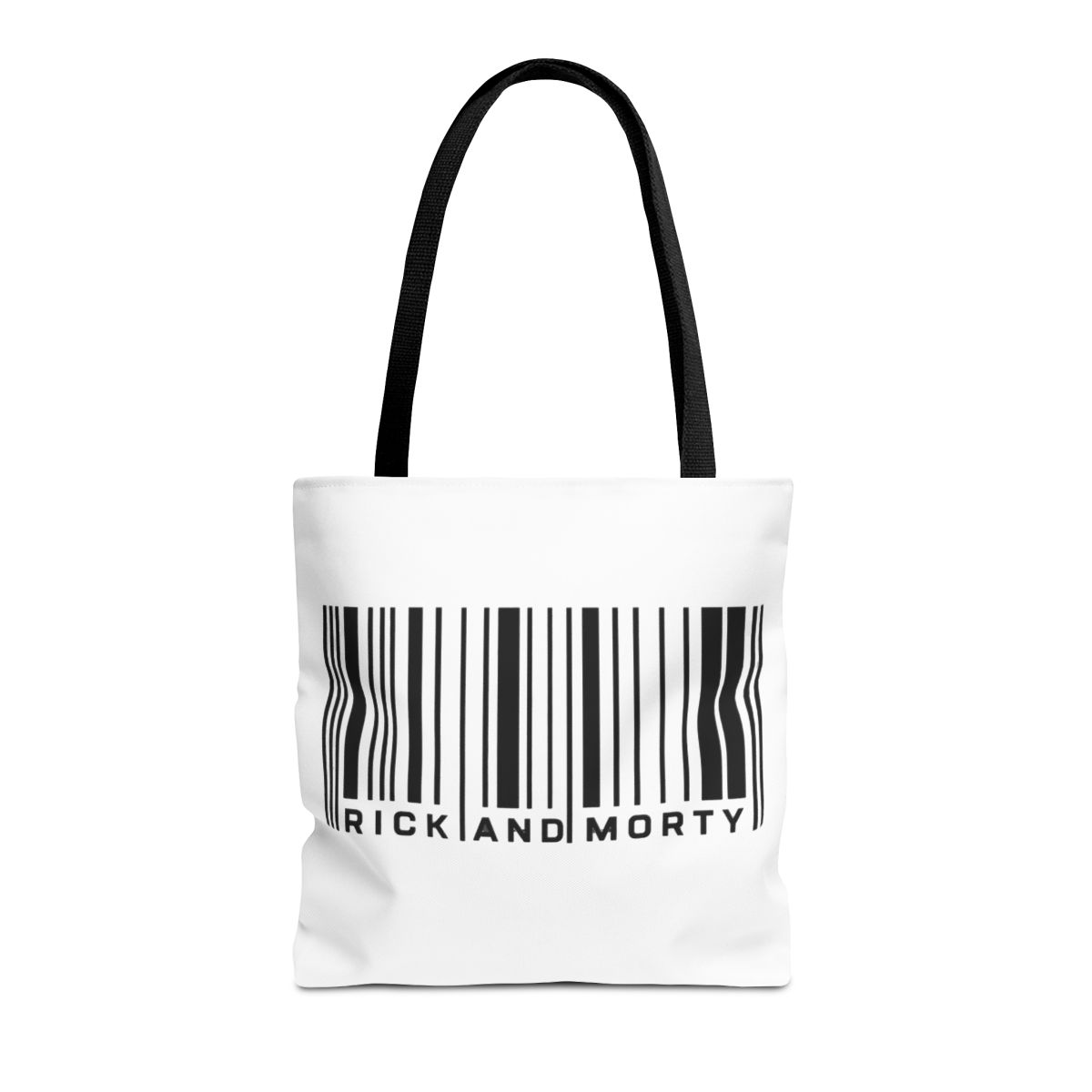 Rick and Morty Bar Code Graphic Bags - alternate angle 3, merchandise