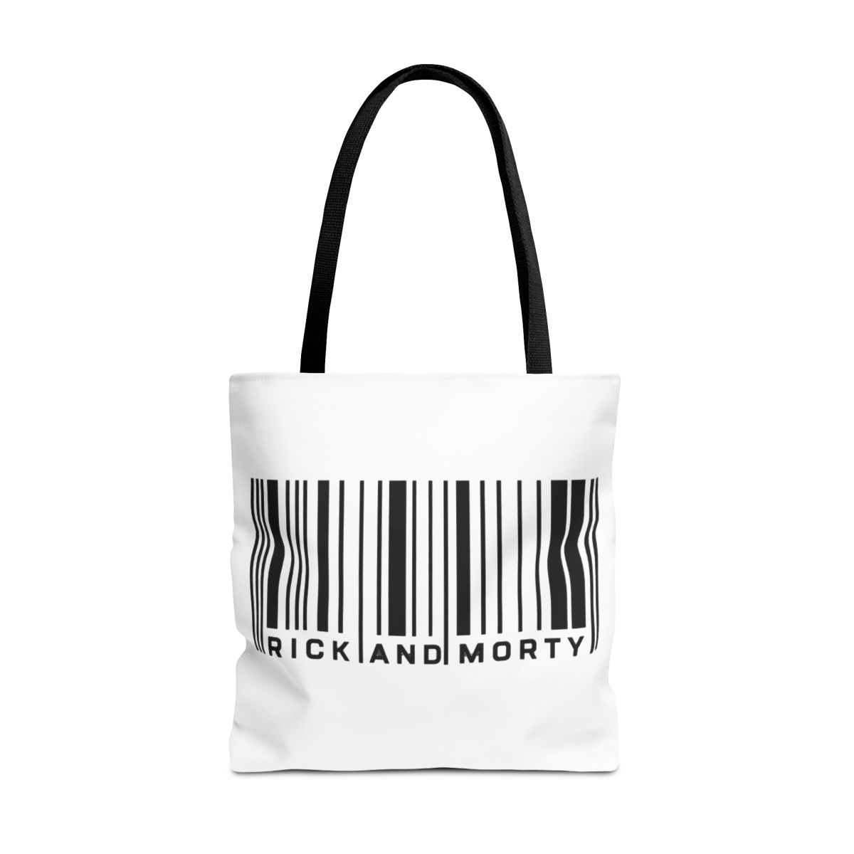 Rick and Morty Bar Code Graphic Bags - alternate angle 4, merchandise