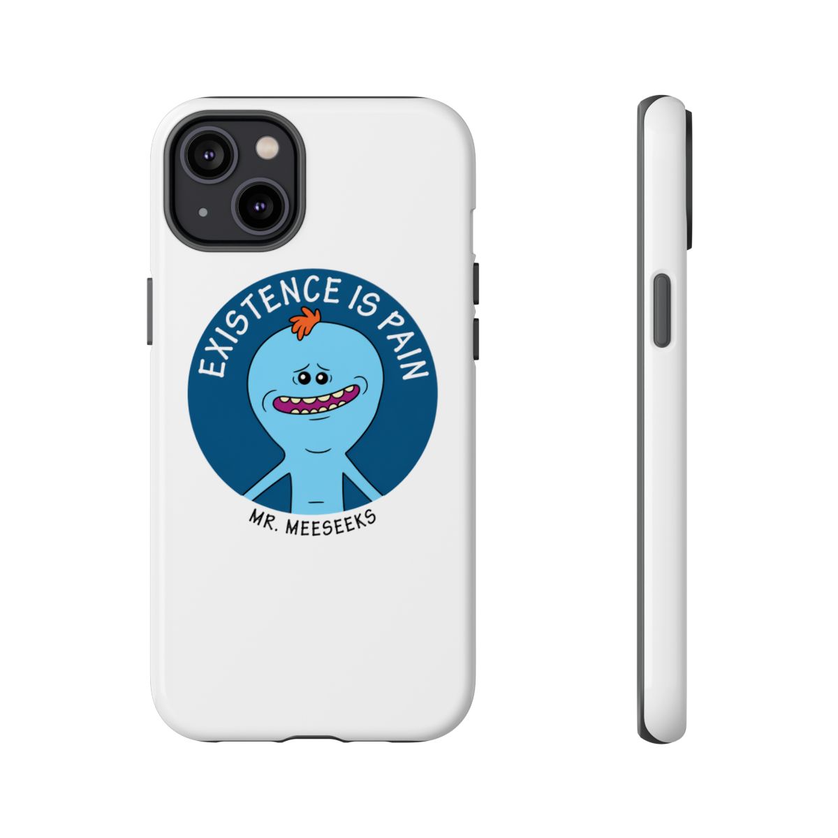 Rick And Morty Existence Is Pain Gray Phone Case - Official Phone Cases merchandise