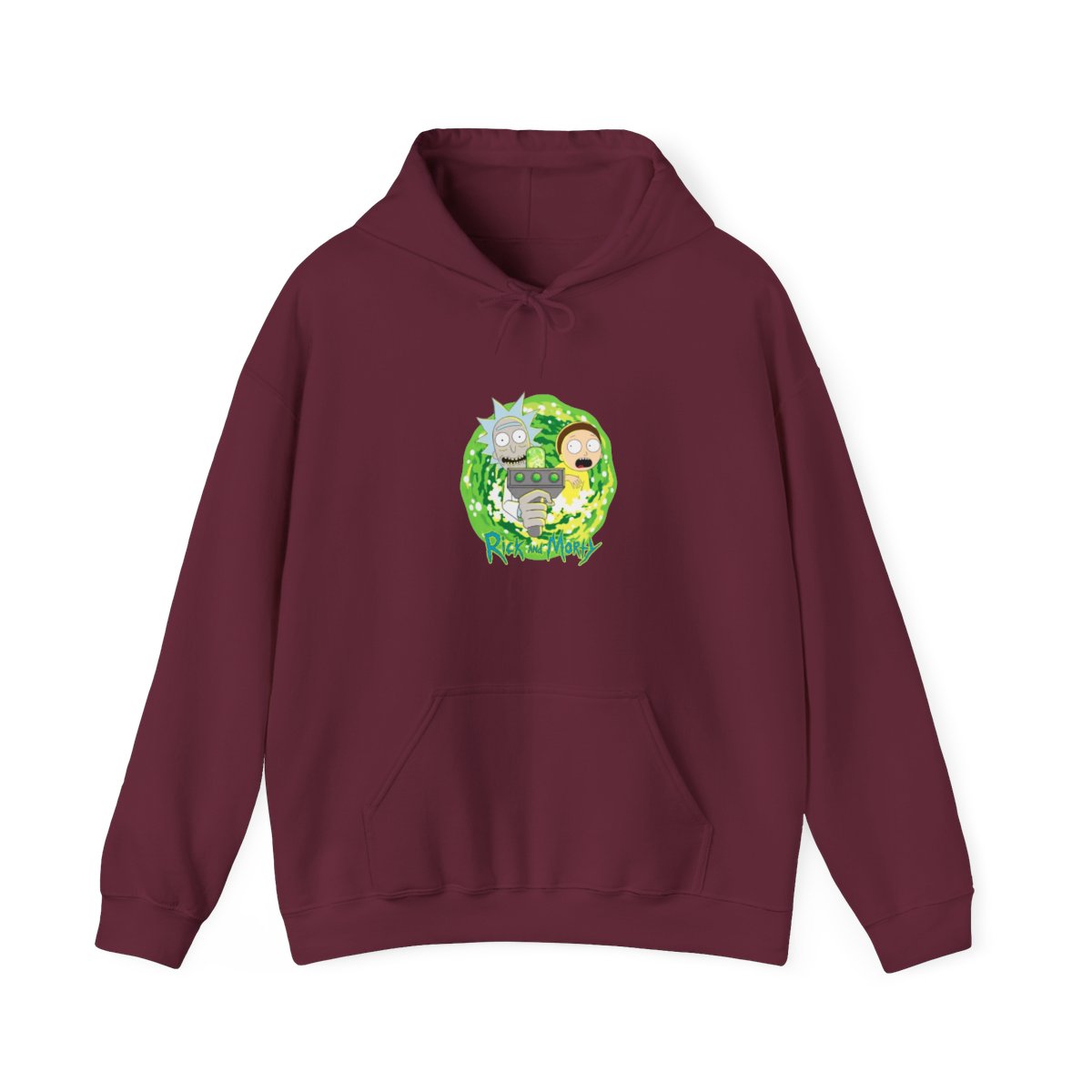 Rick and Morty Graphis Print Hoodie - alternate angle 4, merchandise
