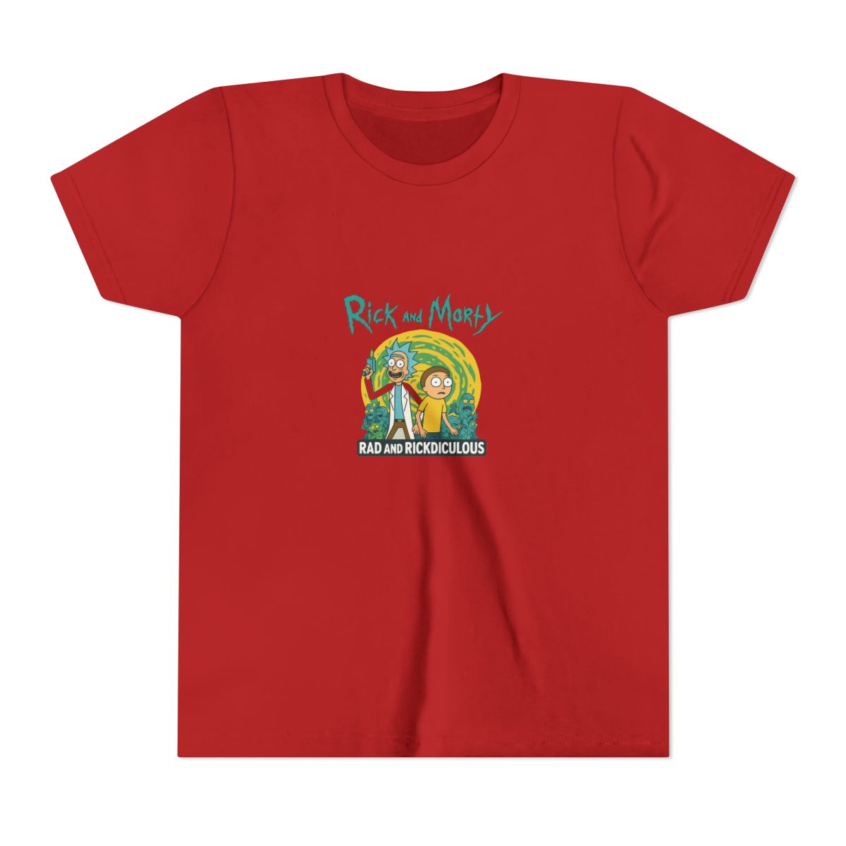 Rick and Morty "Rick and Morty." Kids Tee - alternate angle 5, merchandise