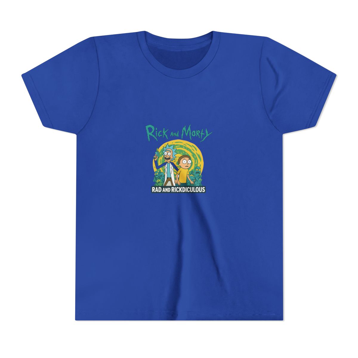 Rick and Morty "Rick and Morty." Kids Tee - alternate angle 3, merchandise