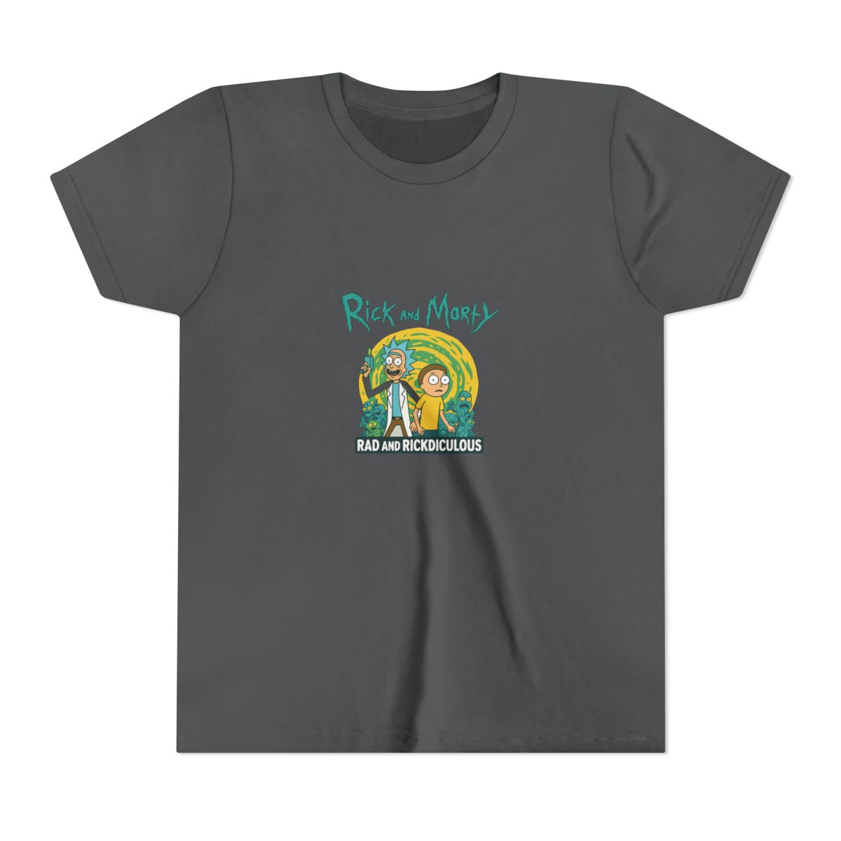 Rick and Morty "Rick and Morty." Kids Tee - alternate angle 4, merchandise