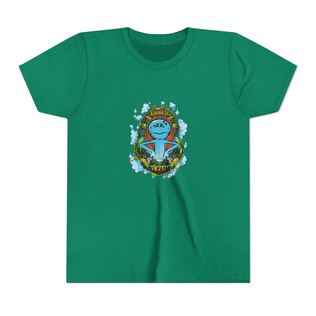 Rick And Morty Existence Is Pain Kids T Shirt