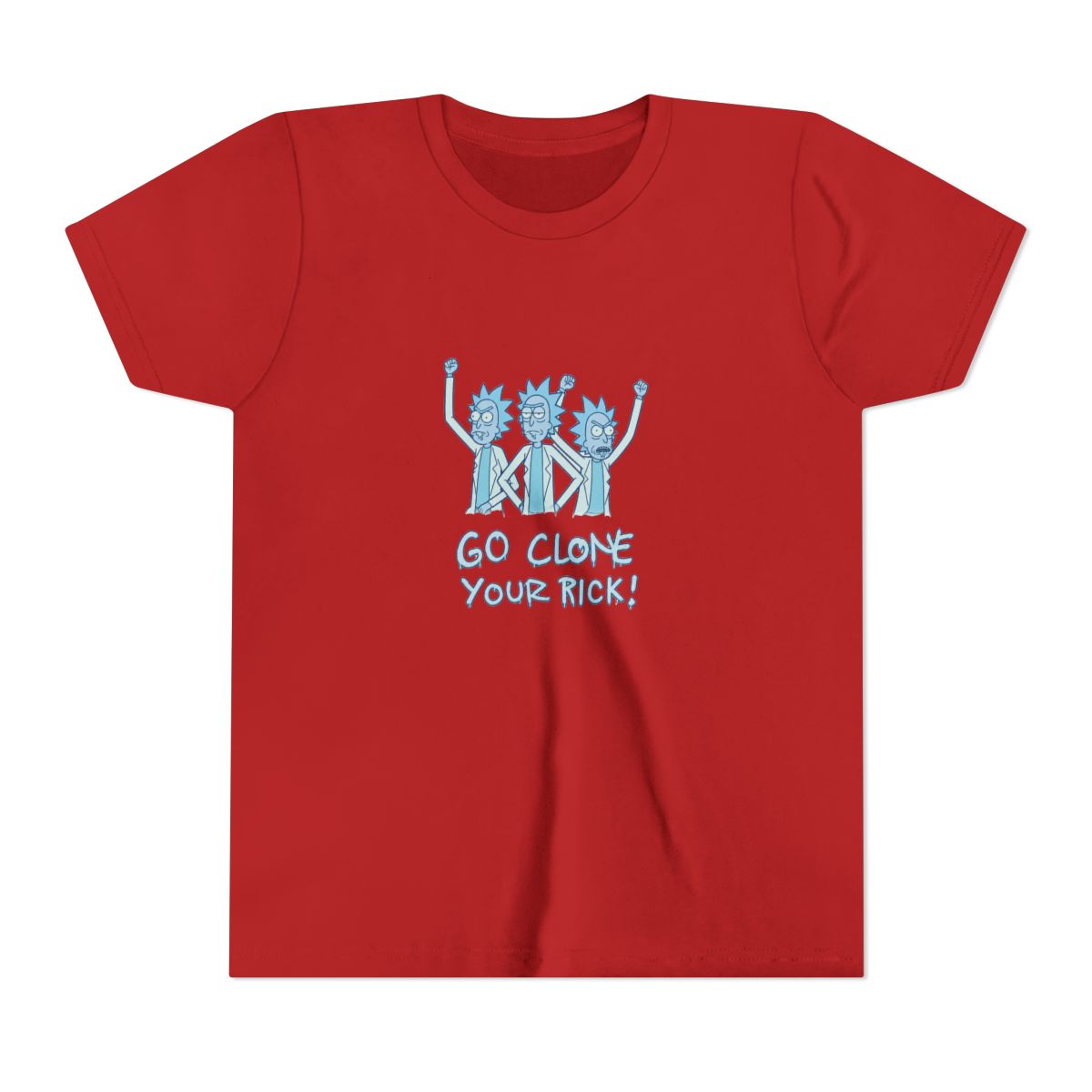 Rick And Morty Hologram Rick Clones Kids T Shirt - alternate angle 5, merchandise