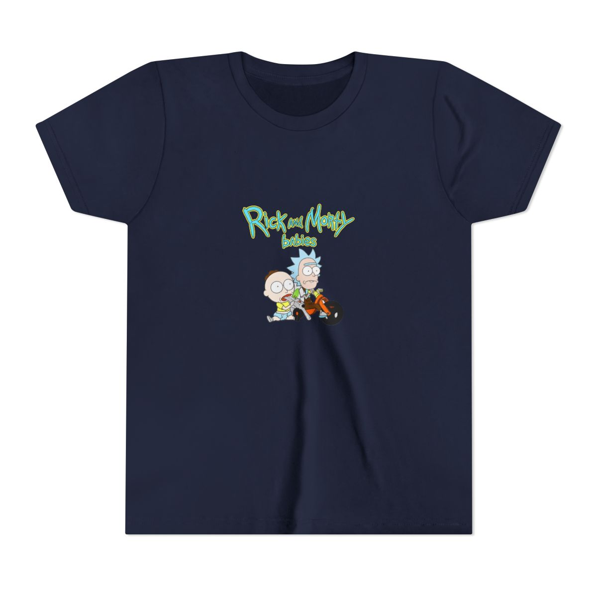 Rick and Morty Babies Kids T Shirt - alternate angle 3, merchandise