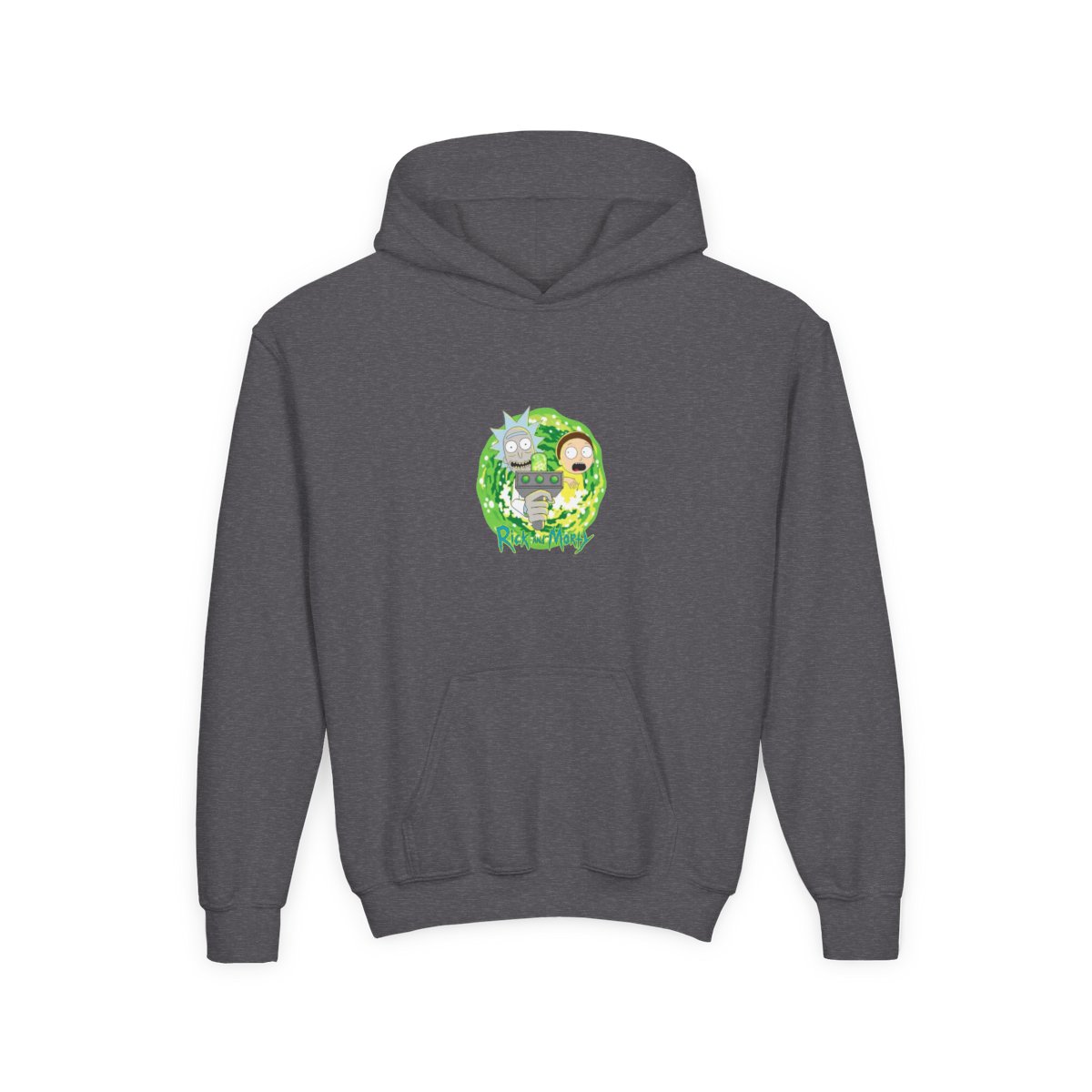 Rick and Morty Graphis Print Kids Hoodie