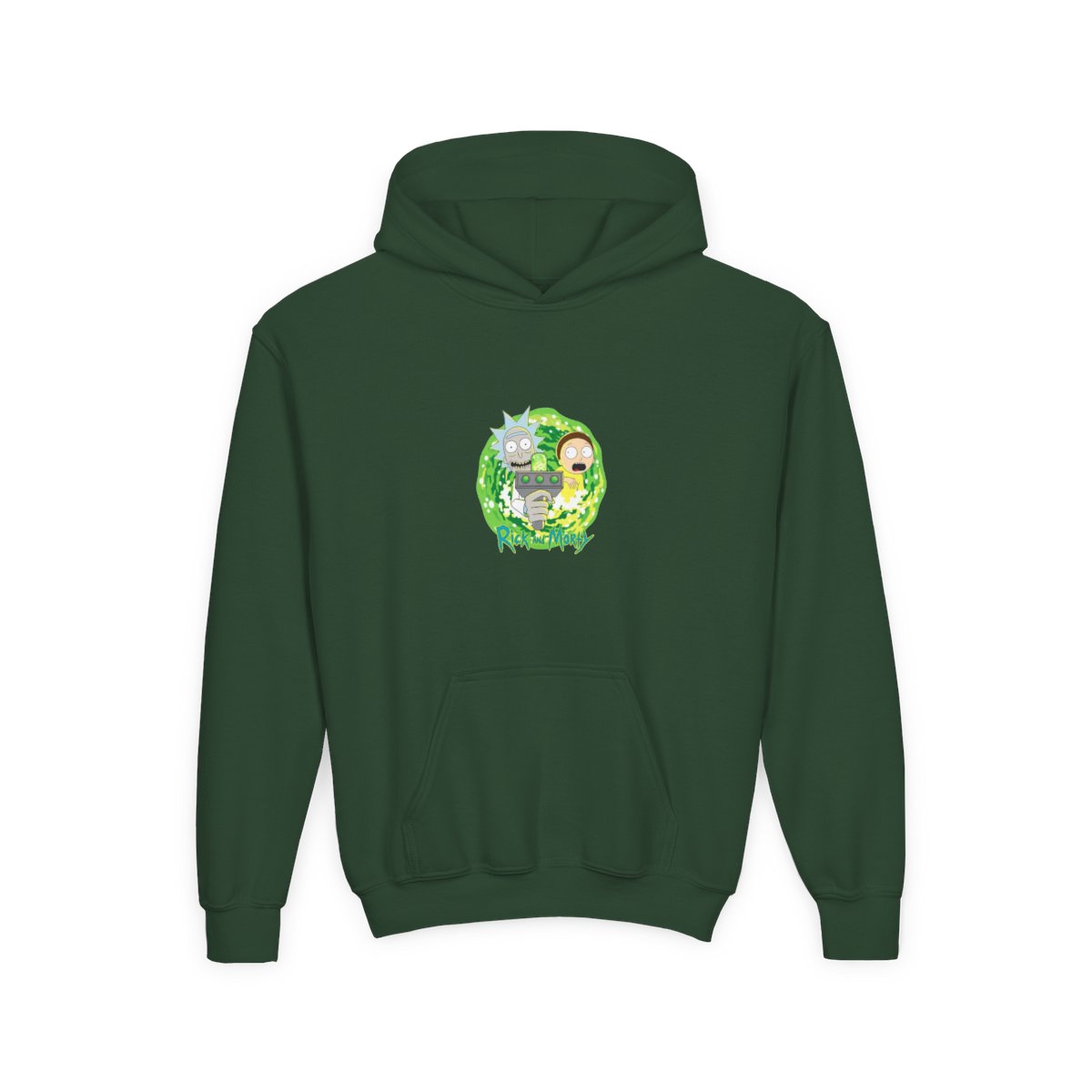 Rick and Morty Graphis Print Kids Hoodie - alternate angle 2, merchandise