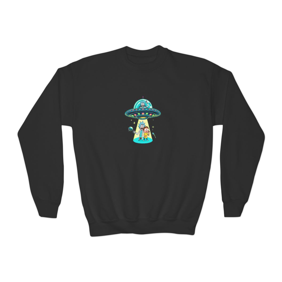 Rick And Morty In Ufo Best Love Kids T-Shirts - alternate angle 5, merchandise