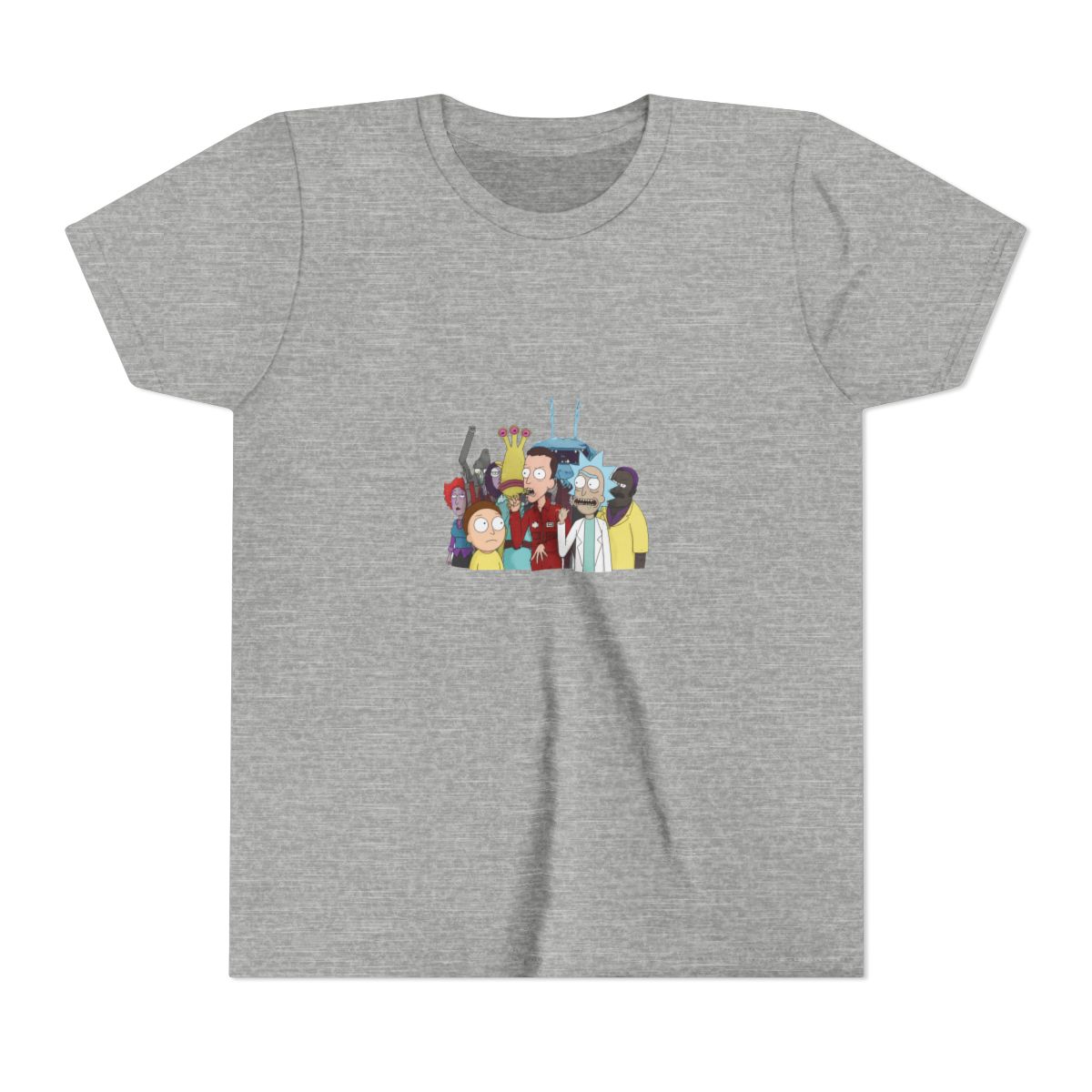 Rick And Morty Logic Mash-Up Kids T Shirt - alternate angle 2, merchandise