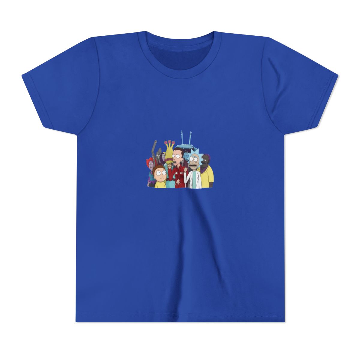 Rick And Morty Logic Mash-Up Kids T Shirt - alternate angle 3, merchandise