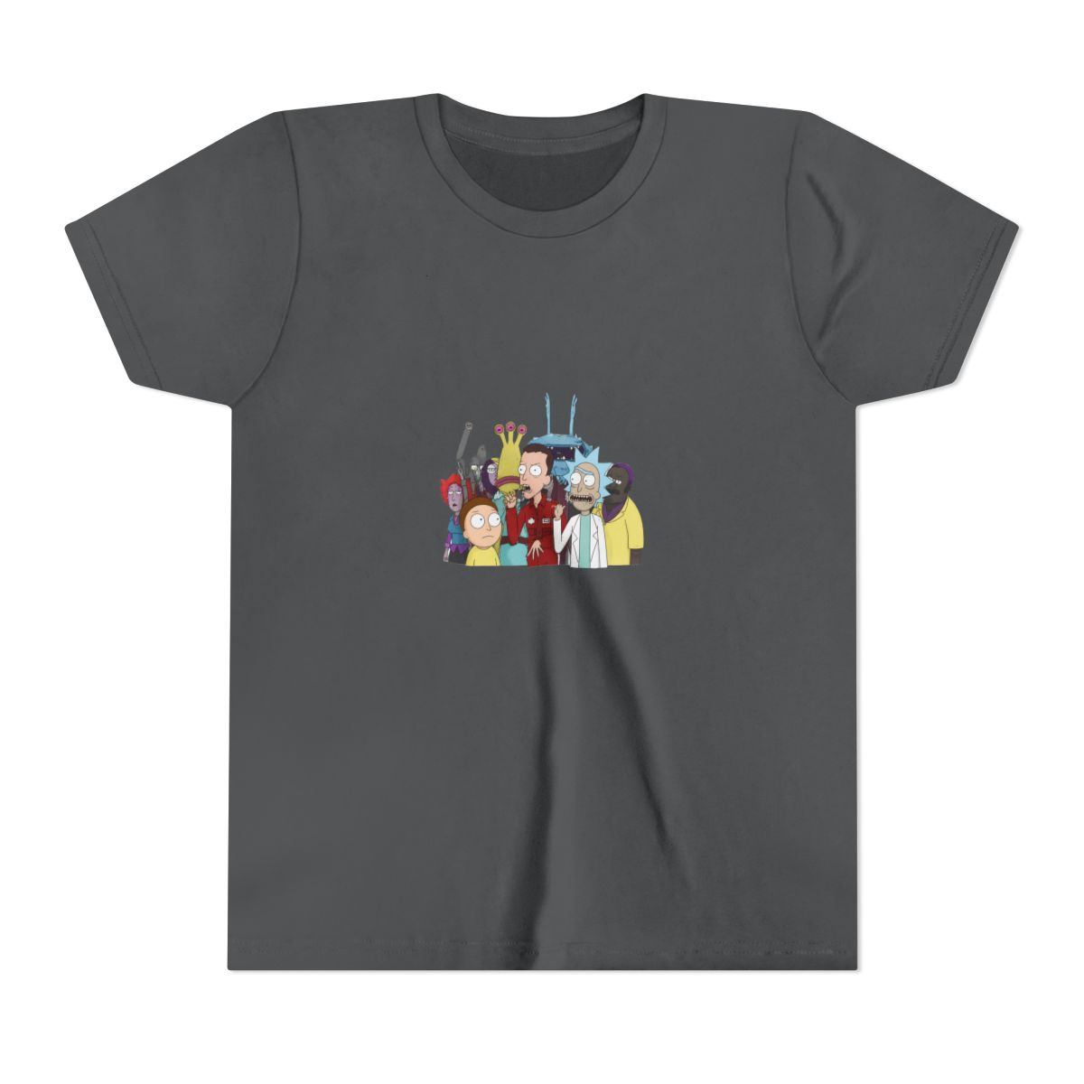 Rick And Morty Logic Mash-Up Kids T Shirt - alternate angle 4, merchandise