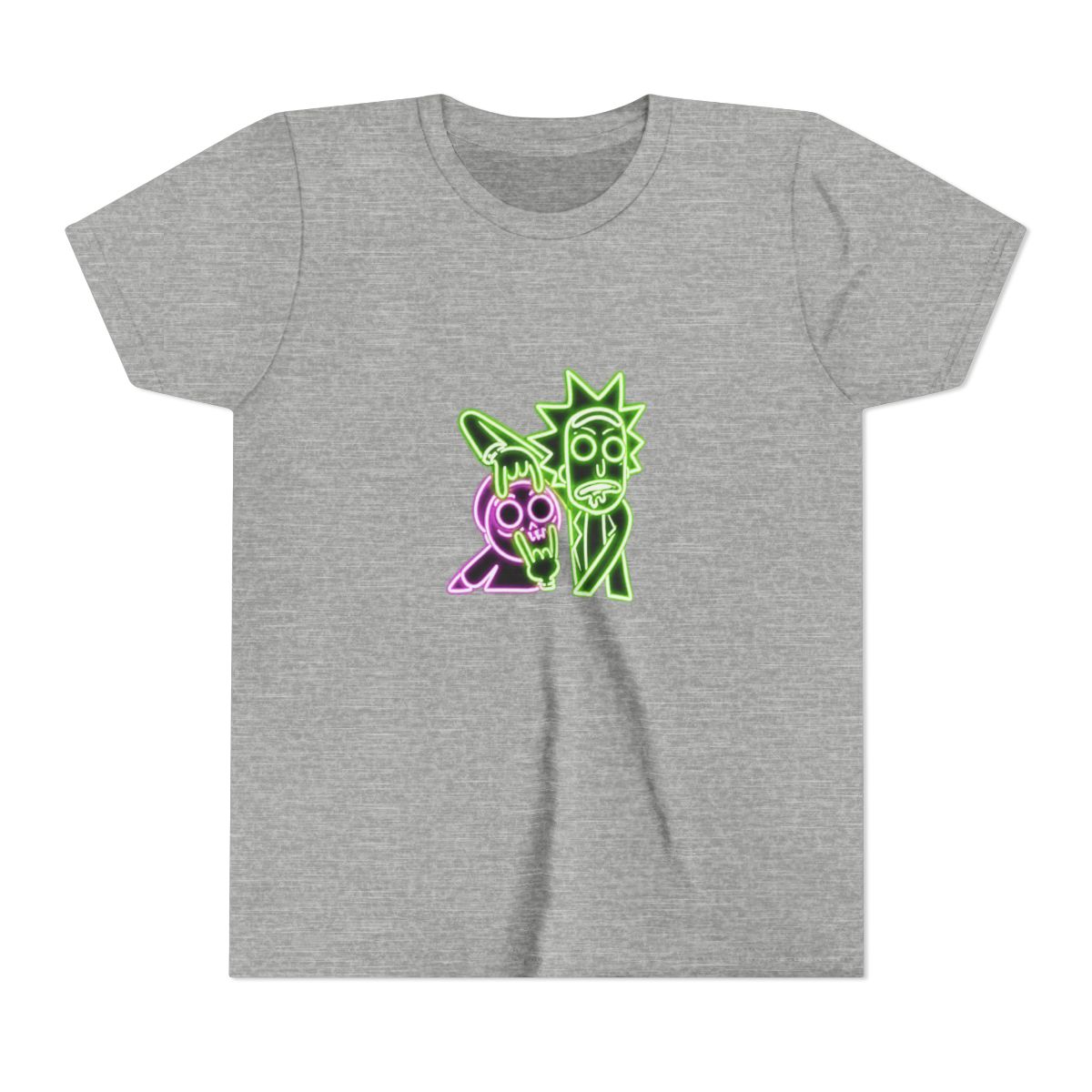 Rick And Morty Neon Kids T Shirt - Official T-Shirts merchandise