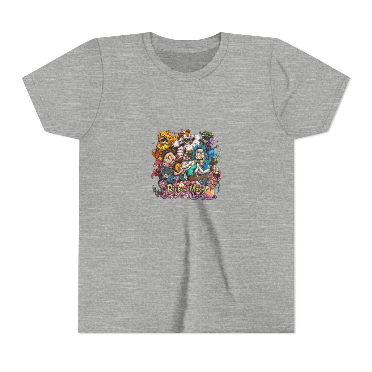 Vintage Cartoons Rick And Morty classic Kids T Shirt - alternate angle 2, merchandise